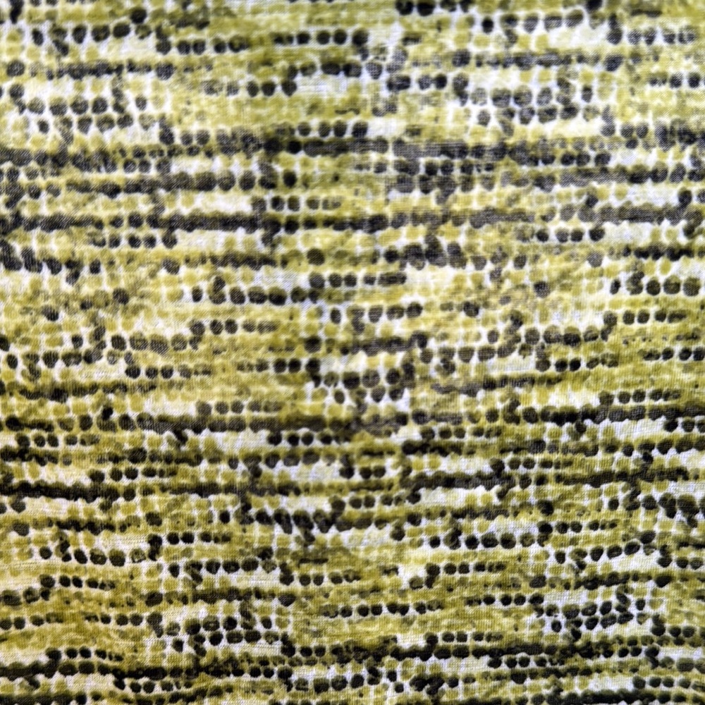 Liz Claiborne Olive Patterned Sleeveless Blouse - Picture 4 of 4